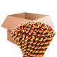 9.000 Papier Strohhalme "Deutschland" KURZ 16 cm