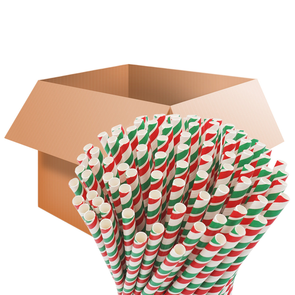 10.000 Papier Strohhalme "Italia" LANG 23 cm