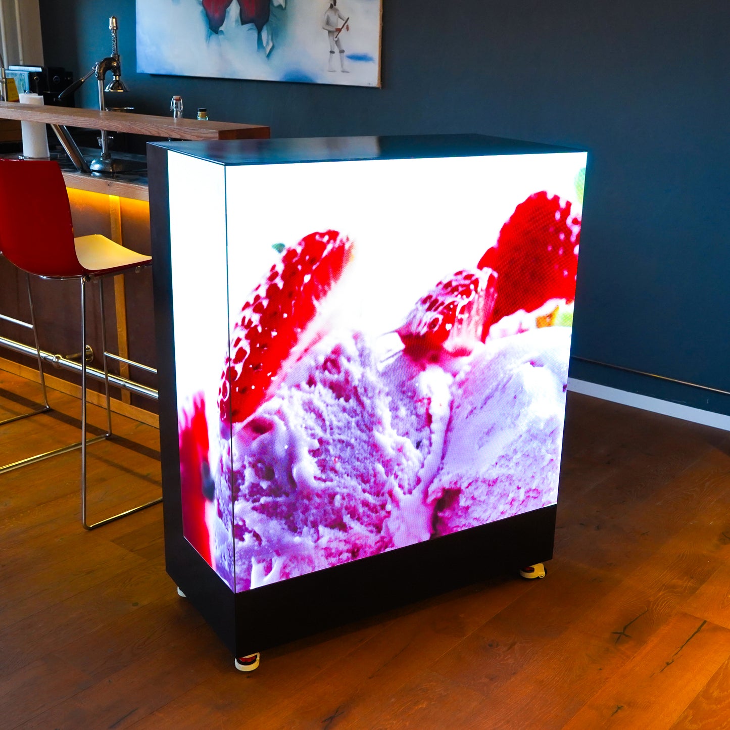 LED Video Counter mit Video Display 270 Grad (3 Seiten)