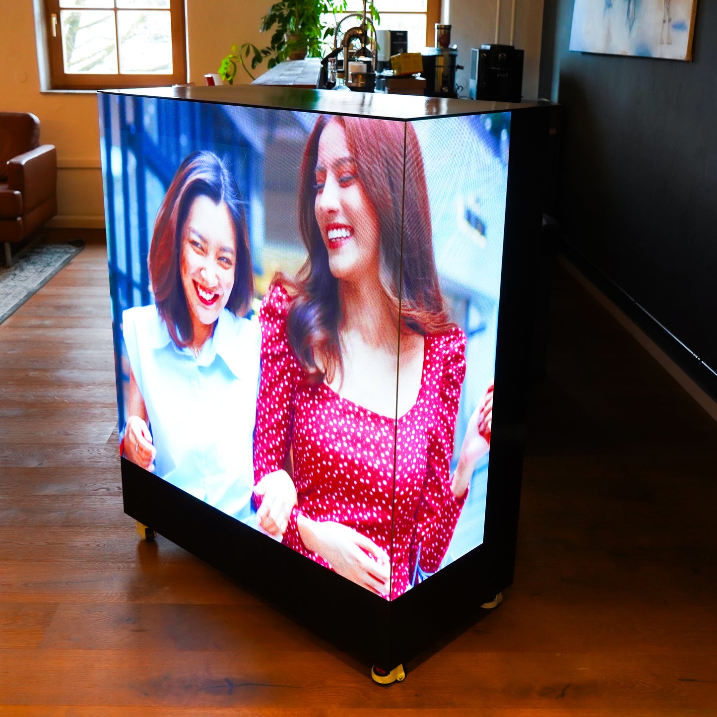 LED Video Counter mit Video Display 270 Grad (3 Seiten)