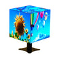 LED 3D Cube Video Display 360 Grad