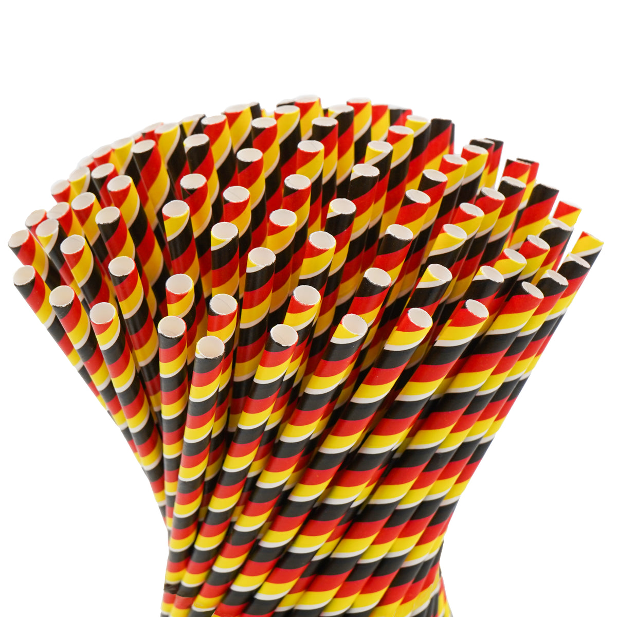 100 Papier Strohhalme